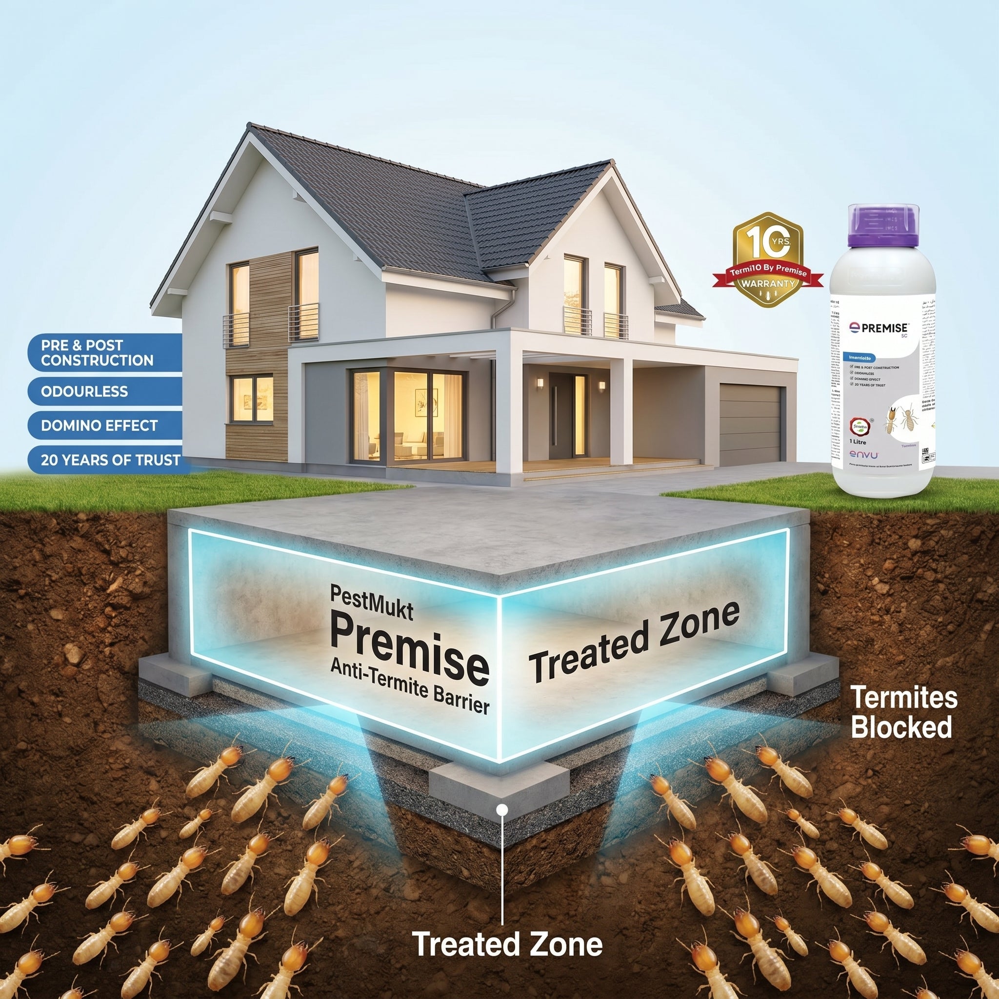 Premise Anti-Termite Treatment | Professional Termite Control