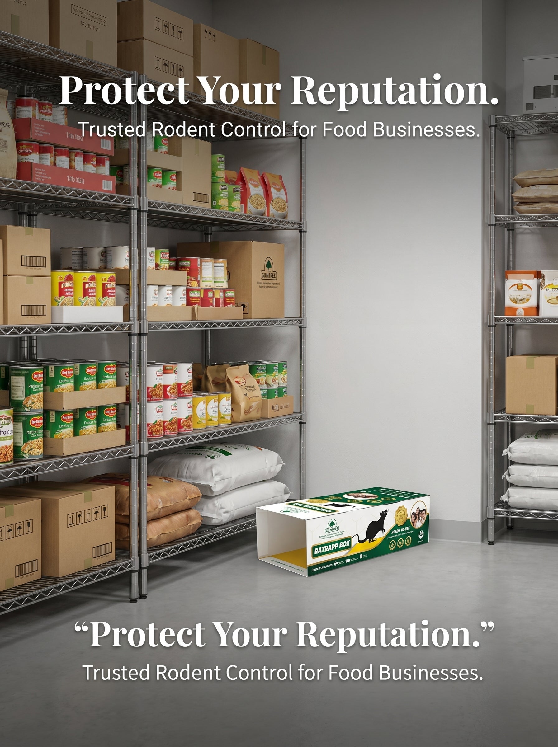 Rat Trap Box | Chemical-Free Glue Trap for Rats & Rodents